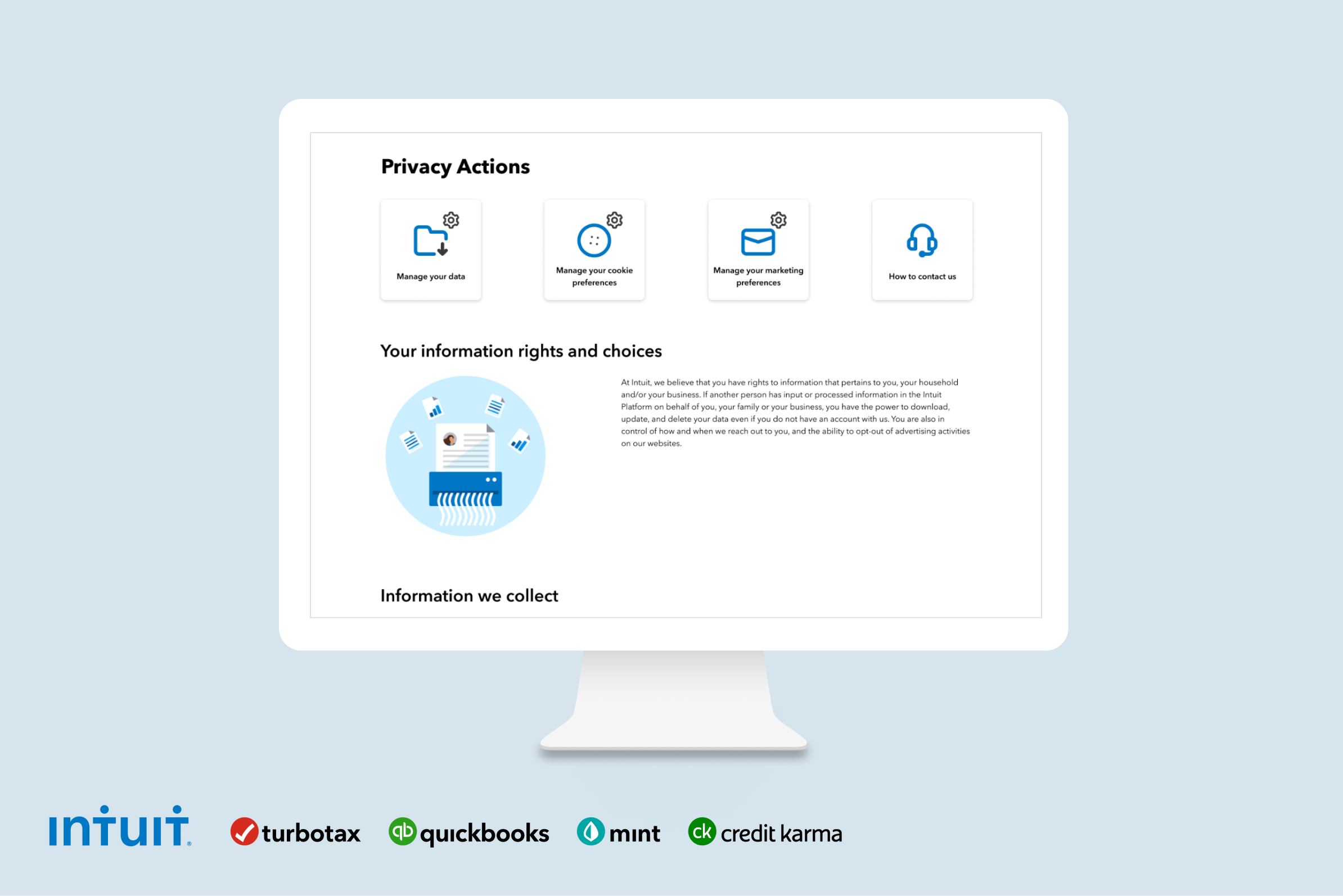 Intuit Privacy Microsite Redesign - pwd